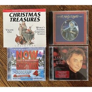 Assortment of 8 CD Christmas Songs (Christmas Treasures Vol 1 Has 4 CD's)